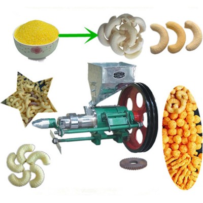 Corn puffed snack extruder rice extrusion machine small electric bulking machine for rice and maize hot sale popper